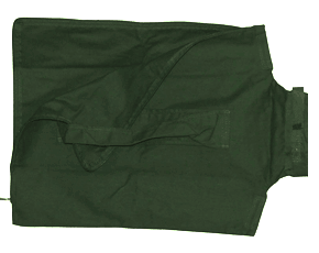 A green cat sling bag